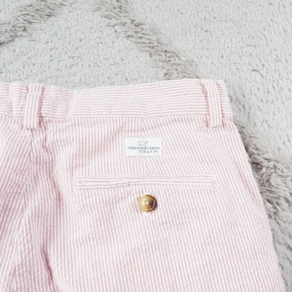 Vineyard Vines Seersucker Breaker Shorts Mens 30 Striped Red White - Picture 11 of 12